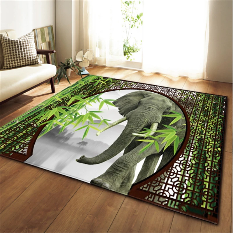

AOVOLL Rugs and Carpets for Home Living Room 2019 Creative 3D Carpet Area Rug for Bedroom European and American Style Non-slip