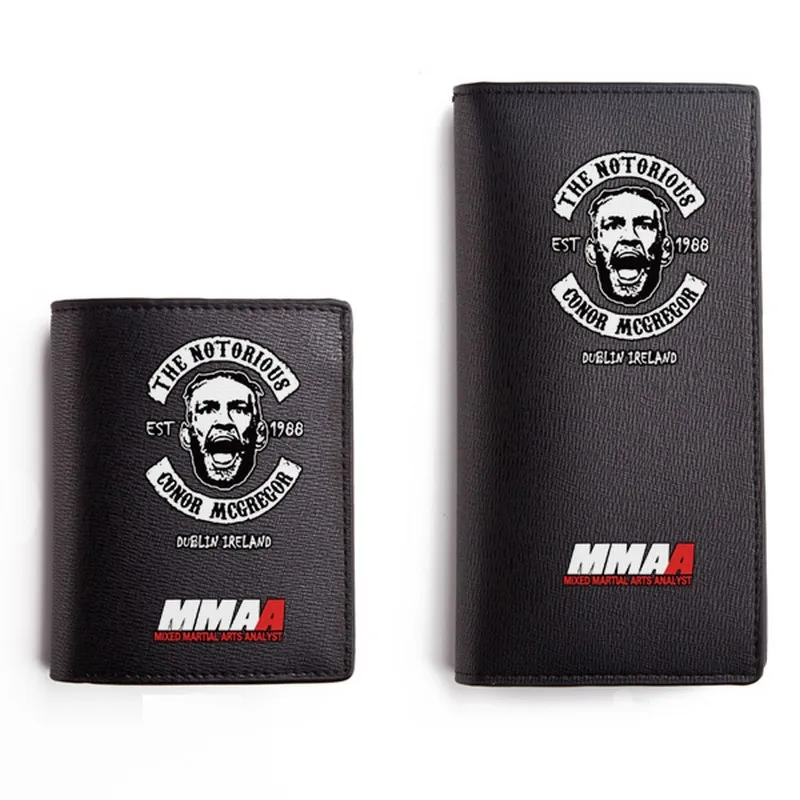 

MeanCat MMA Conor McGregor UFC Collection PU Wallet Mouth Cannon PU Wallet for Students Adults