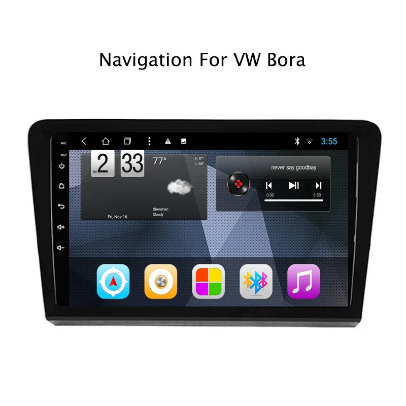 NaviTopia Octa Core Android 8.1 Car DVD GPS Navigation For VW Bora 2013 2014 2015 Radio Stereo with Mirror Link | Автомобили и