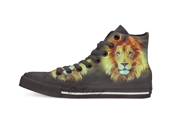 

lion of judah Casual High Top Canvas shoes sneakers For Drop shipping