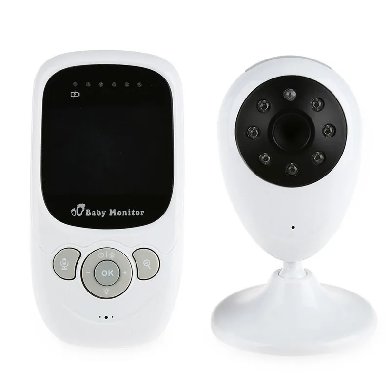 

2.4" TFT Display 7 LED lights night vision 2.4GHZ 2 way talk temperature audio baby monitor 2.4