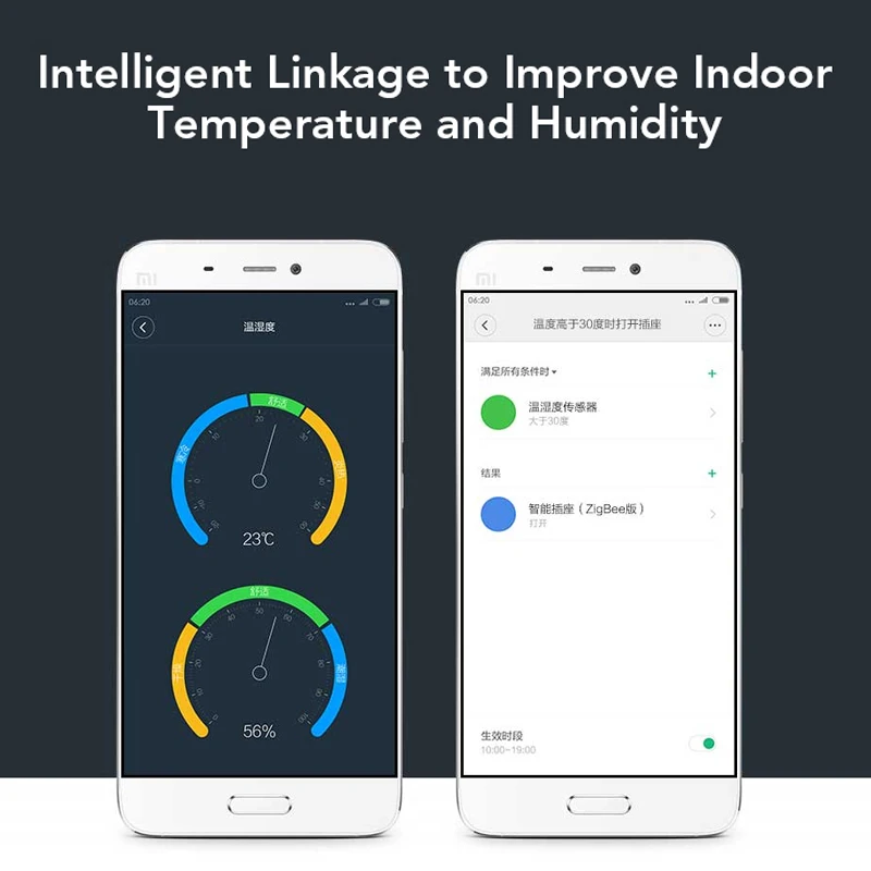Xiaomi mi умный датчик температуры и Hu mi dity mi jia Умный домашний термометр датчик WiFi Пульт дистанционного управления по телефону mi APP