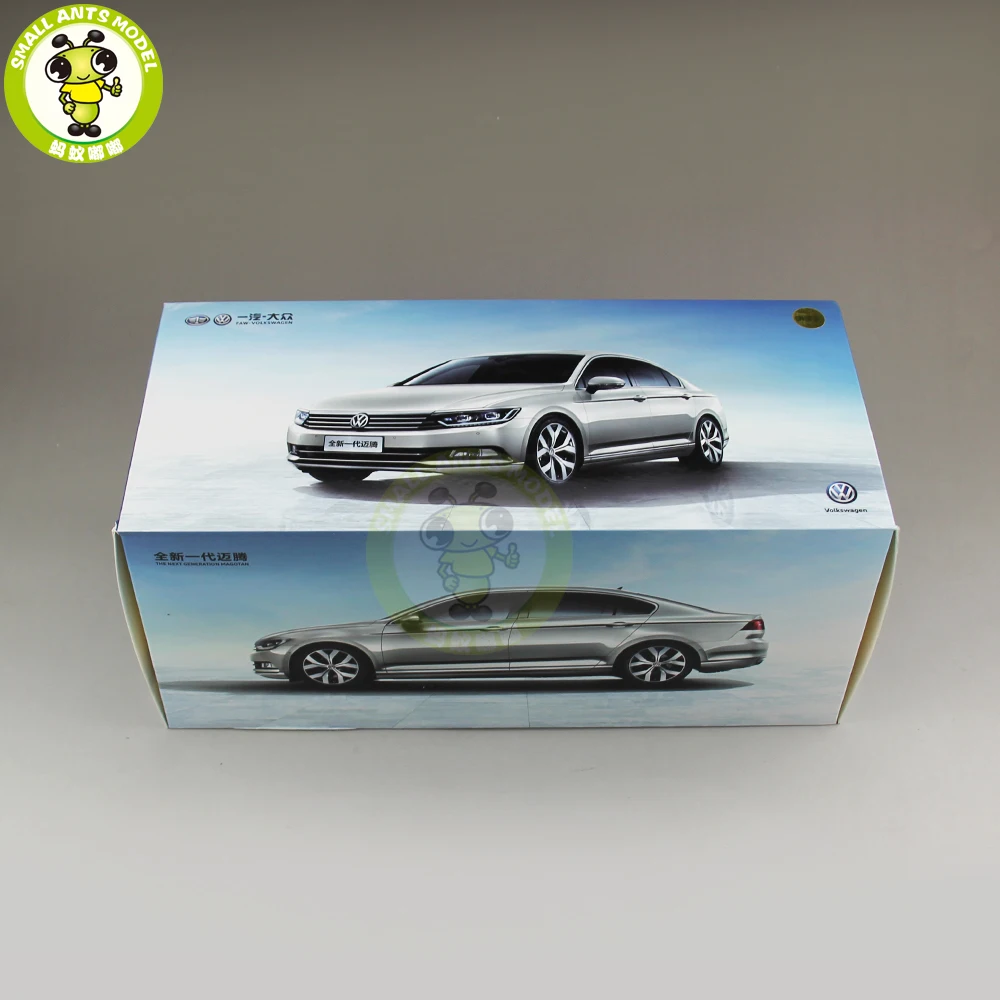 1/18 FAW Passat B8 Magotan литая под давлением Модель автомобиля игрушки День рождения девочки мальчика подарок коллекционирование, хобби белый