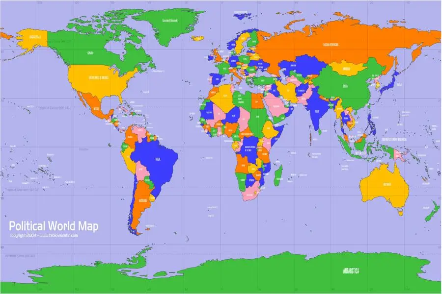 world map wallpaper custom colorful wall mural classical home decor