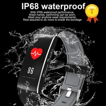 Высокое качество ip68 плавательный Красочные смарт-браслет часа браслет для часов Поддержка сигнализации, измеритель артериального давления, уровня кислорода в крови монитор для s7 s6