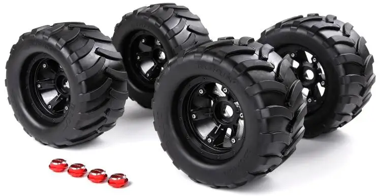 200*120 мм колеса широкие шины с Гайка переходника для 1/5 TRAXXAS X-MAXX