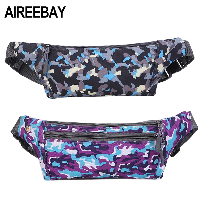AIREEBAY عارضة البسيطة الخصر حزمة التمويه الطباعة الأزياء الخصر حقيبة النساء فاني حزم حزام محفظة تربط حول الخصر رقيقة الخصر حزم للرجال AIREEBAY عارضة البسيطة الخصر حزمة التمويه الطباعة الأزياء الخصر حقيبة النساء فاني حزم حزام محفظة تربط حول الخصر رقيقة الخصر حزم للرجال
