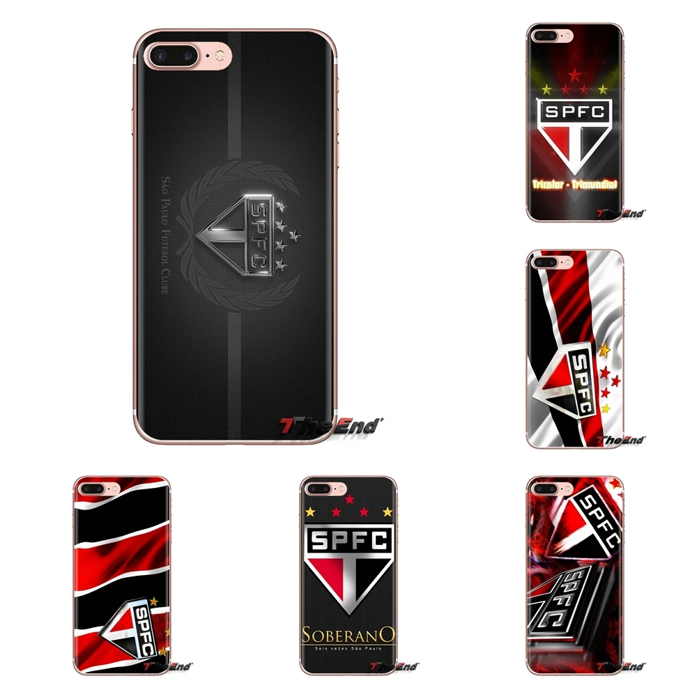 For Oneplus 3T 5T 6T Nokia 2 3 5 6 8 9 230 3310 2.1 3.1 5.1 7 Plus 2017 2018 Sao Paulo FC SPFC Football Logo Soft TPU Phone Case |