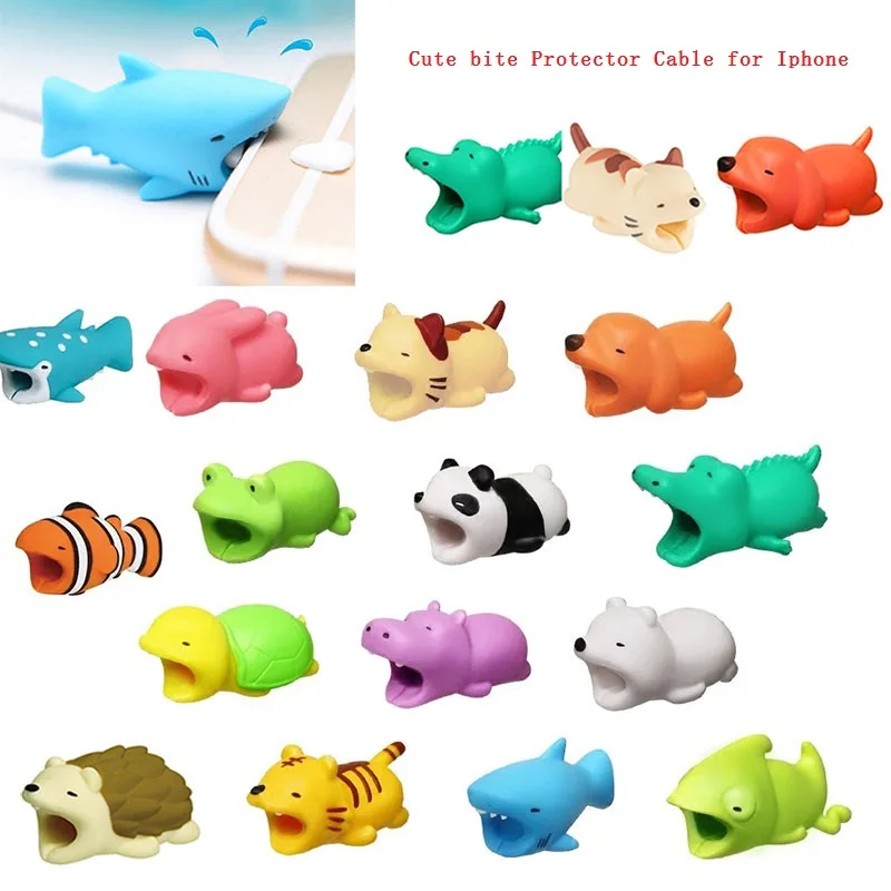 

20pcs/lot Animal Bite USB Cable Protector Organizer Data Line Management Charging Safe