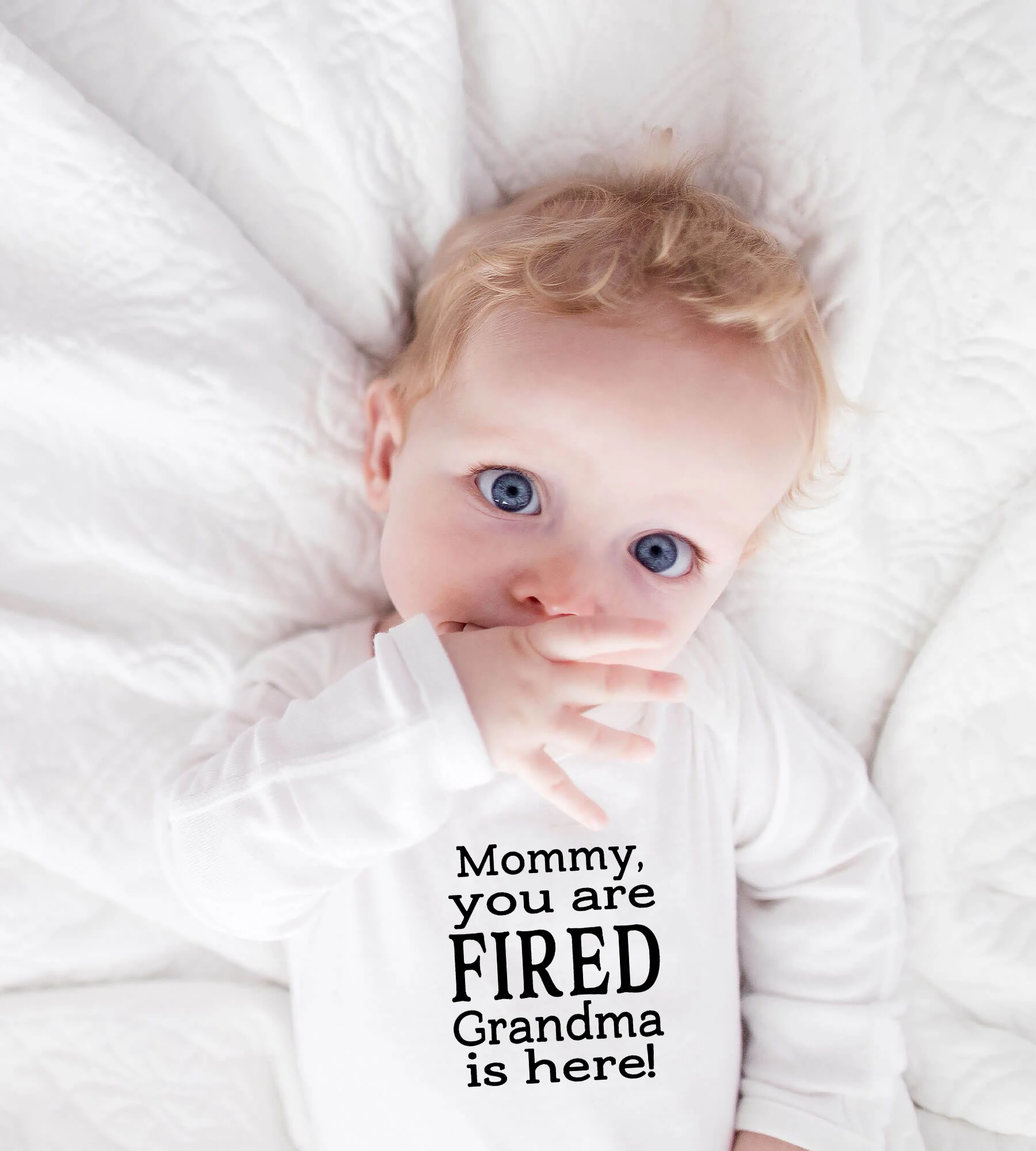 

Mommy You Are Fired Grandma Is Here Newborn Baby Girl Autmn Clothing Baby Cotton Bodysuits Girls Jumpsuit Cute Wear