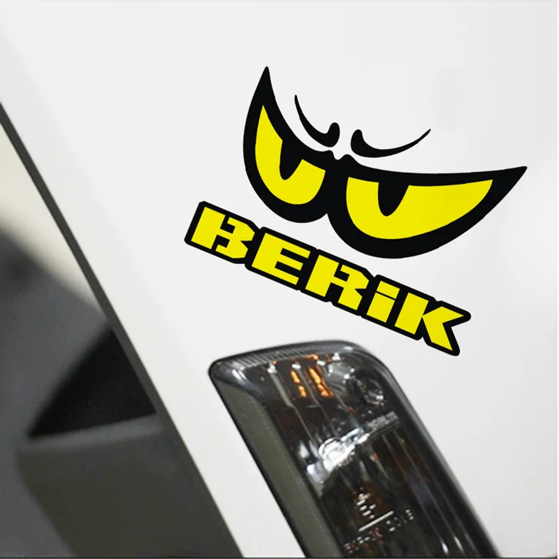 

Reflective BERIK design vinyl sticker on car motorcycle ,car styling decals and covers,glue adhesive sticker accessories