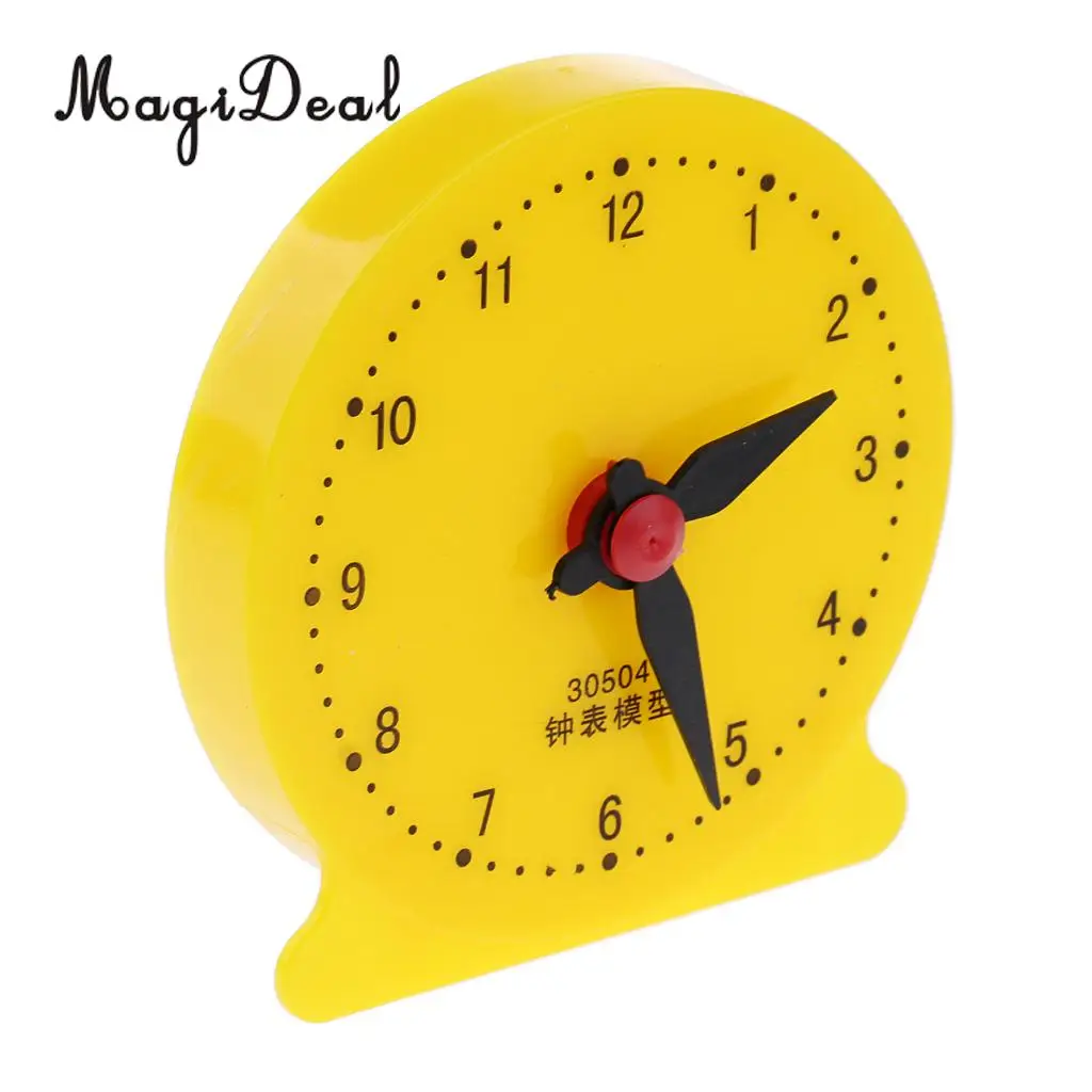 Math Clock Models Student Mathematics Teacher Teaching Instrument Tools Material Stationery Time Clock Primary School Supply
