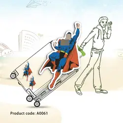 Супермен Бэтмен наклейка Аниме Супер Герои милый непромокаемый чемодан ноутбук гитара багаж скейтборд велосипедная игрушка прекрасная