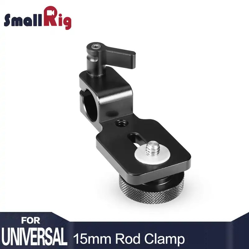 Smallrig Quick Release Rod Mount Adjustable 15mm Rod Clamp Adapter