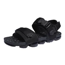 Новинка; модные летние дышащие мужские сандалии из натуральной кожи; летняя пляжная обувь; мужские шлепанцы; повседневная обувь; мужские кроссовки размера плюс