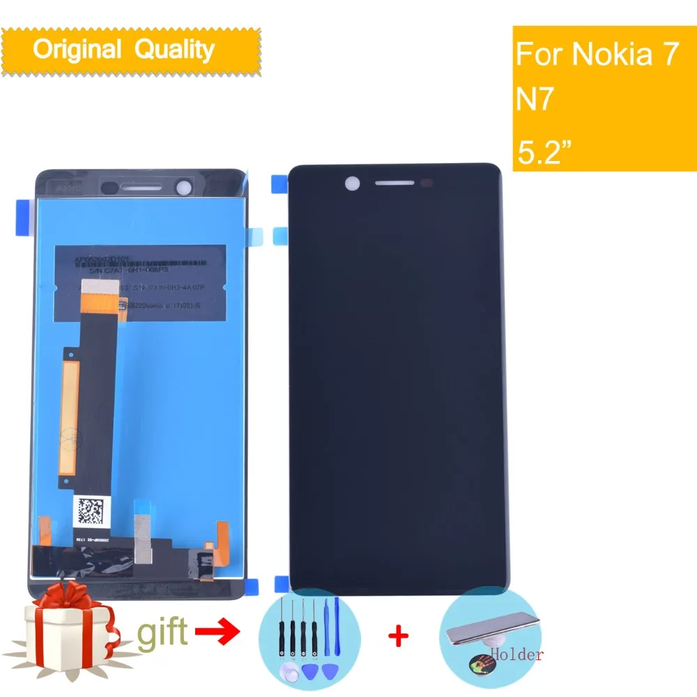 

For Nokia 7 1920x1080 5.2" LCD Display With Touch Screen Digitizer Assembly For Nokia7 N7 original lcd complete Replacement