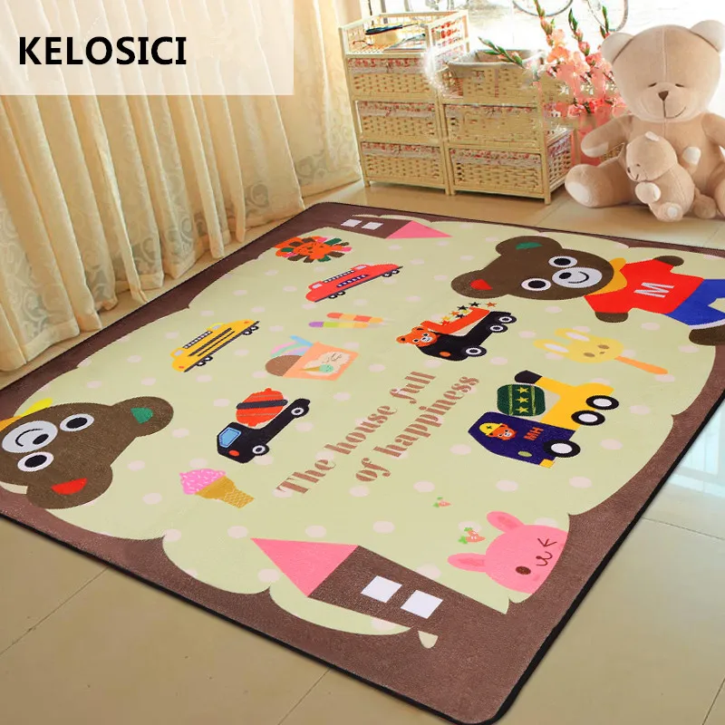  Cartoon Kids Multi-size Carpets Child Bedroom Crawl Mat Baby LivingRoom Play Game Rectangle Tapete 