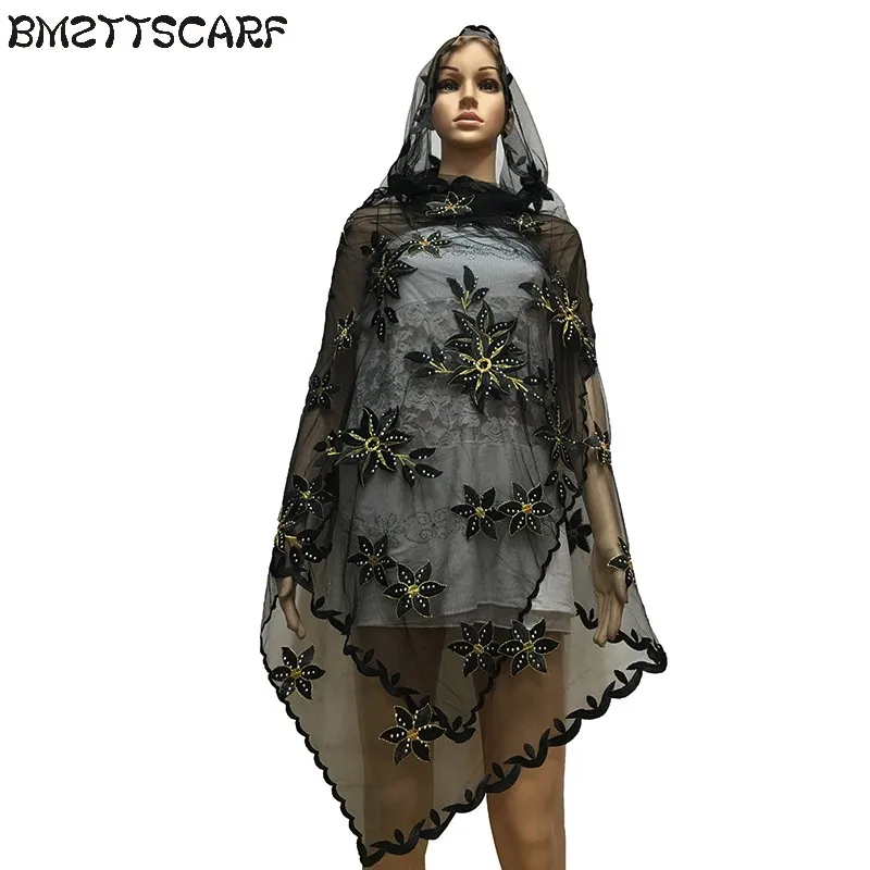

Small Scarf African Women Scarf small size scarf 2.0*0.8 meter for shawls wraps BM668
