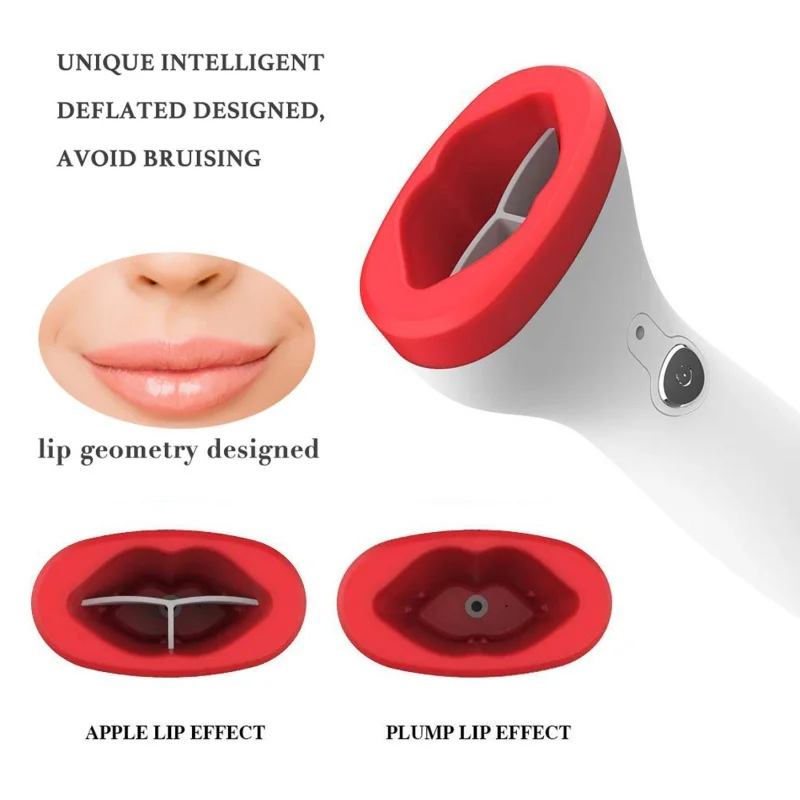 Эффективный автоматический губок, Электрический увеличитель губ, интеллектуальное дефляционное устройство для губ