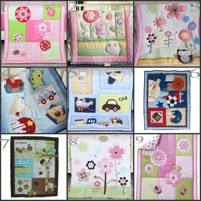 Flowers And Animalssports Transportation Liqued Baby Quilts Flowers And Animalssports Transportation Liqued Baby Quilts Infant Comforter For Nursery Bedding Kit Many Colors