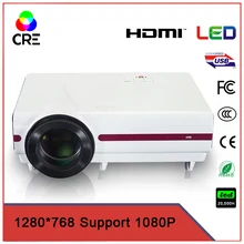 best-selling 3,500 lumens 200inch screen office and school commercial portable projector CRE X1500