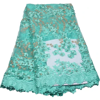 

Tulle Beaded Lace Fabric 2019 Fashion African Lace Fabric Purple Elegance African French Lace Fabric High Quality 683