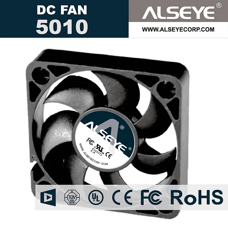 ALSEYE 5010RVH-N1 DC вентилятор 12 В 50 мм кулер 0.35A 5000 ОБ./МИН. радиатора гидравлический