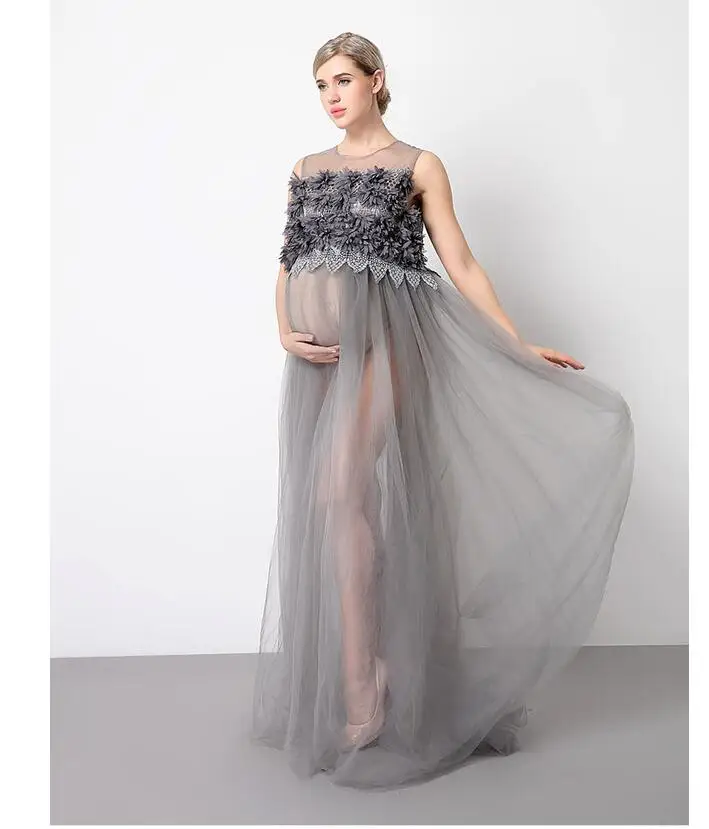 Новая летняя одежда для беременных размера плюс платье для беременных сексуальные платья для фотосессии BC1421