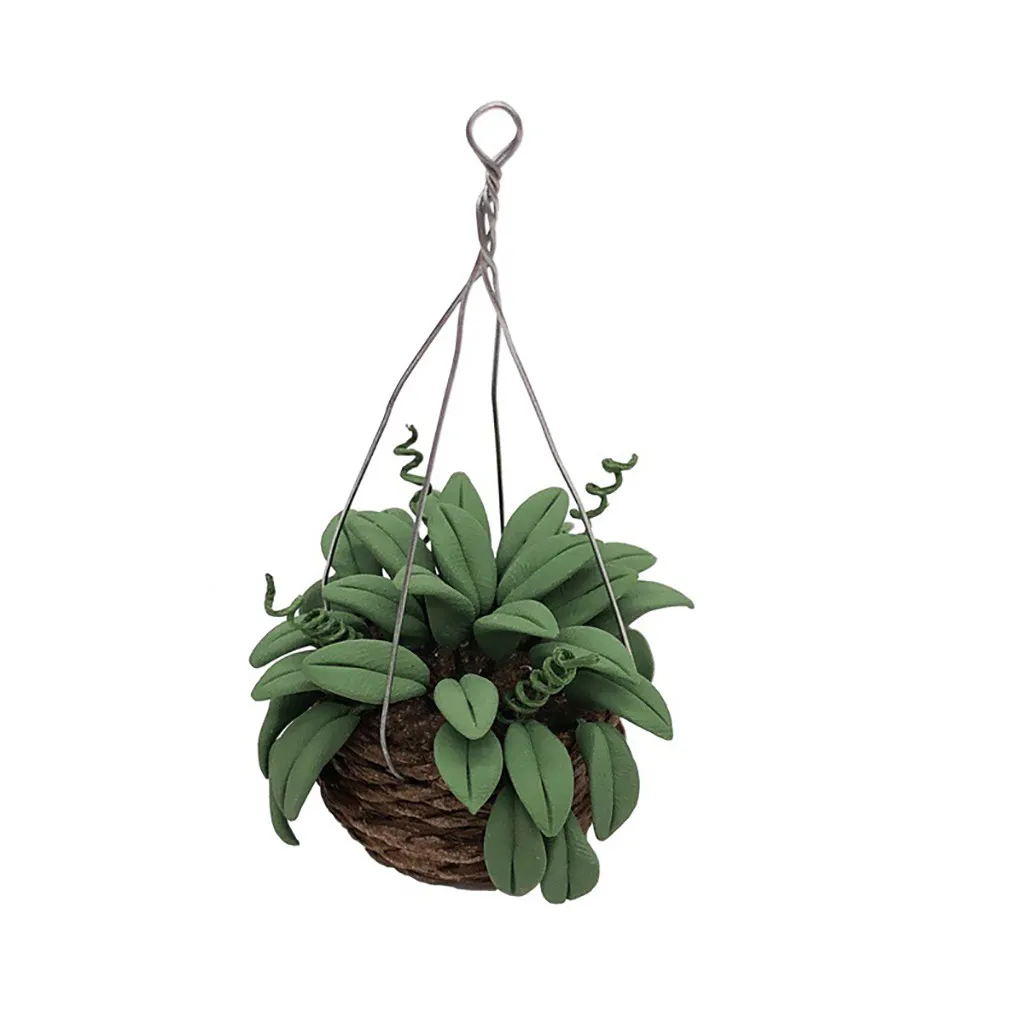 

Artificial 1/12 Dollhouse Miniature Fake Exquisite Green Plant Potted Plant Life Play Scene Model Doll House Accessories