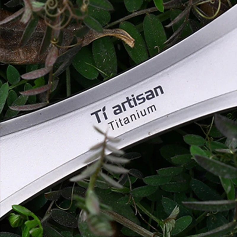 Вилка и ложка Tiartisan Ta8101 титановая 3 в 1 легкая столовая посуда для кемпинга