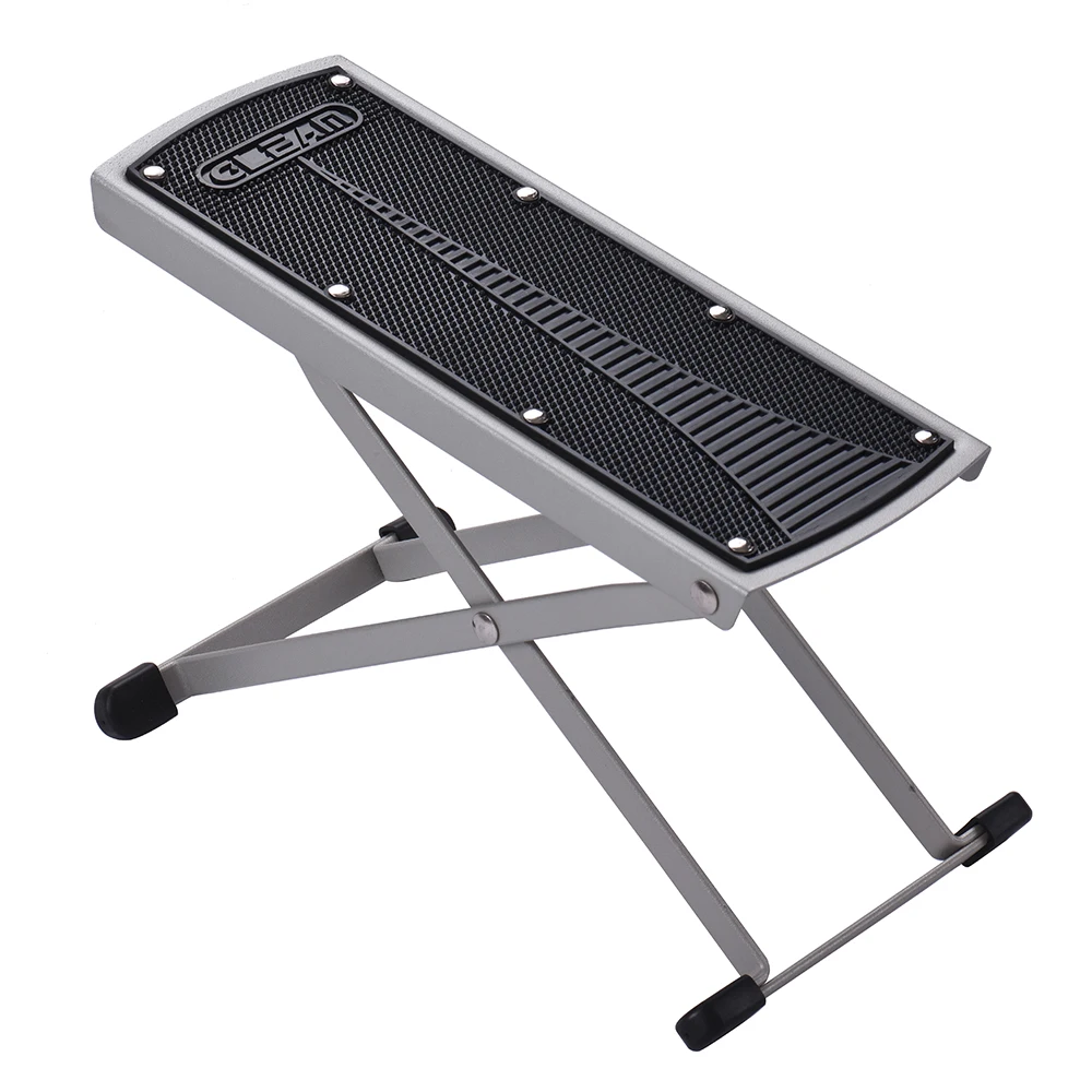 Guitar Foot Rest Stool Pedal Portable Foldable Metal Acoustic Classic