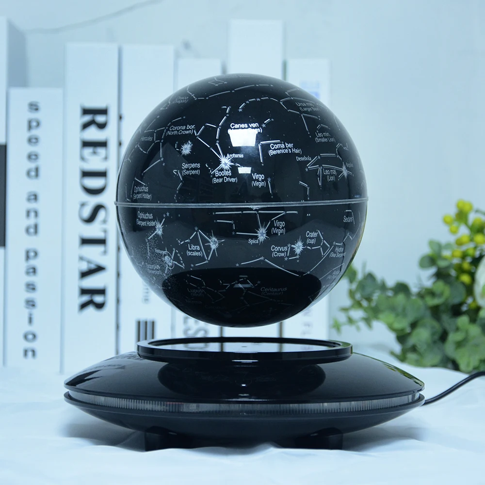 

3D Print Levitation Constellation Lamp Magnetic Floating Globe Creative LED Night Light Levitating Toy Wireless Power Supply