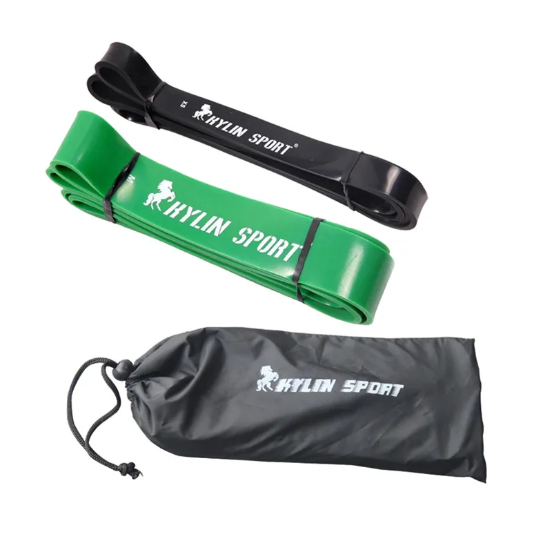 

black and green combination strength resistance bands pull up strengthen muscles for wholesale and free shipping