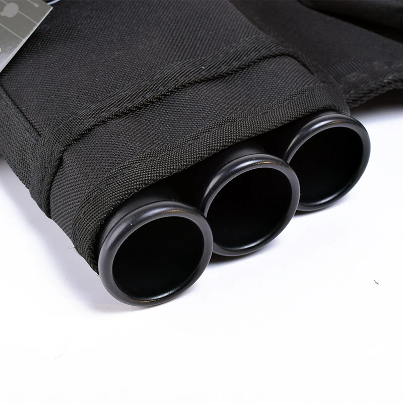 Hunting Black 3 Tubes Fixed Arrow Quiver Archery Hunting Arrows Holder Bag Right Handed Arrow Bag