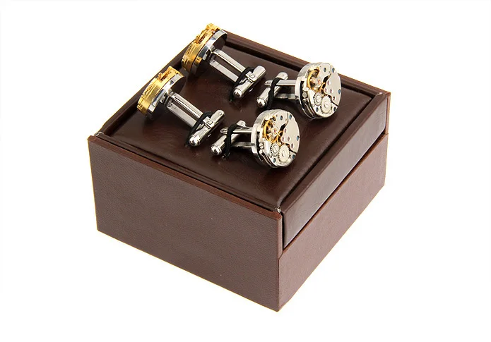

New Cufflinks Box Gift Storage Case Cuff Box Jewelry Carrying Case Free Shipping 110045