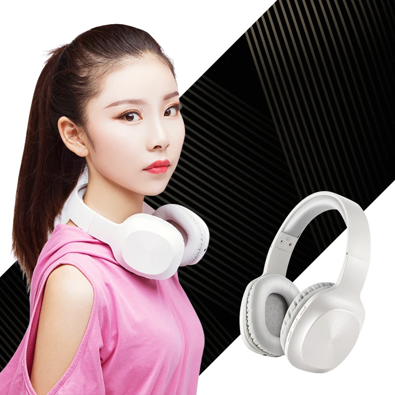  Over-ear Wireless Headphone 800mAh Bluetooth Headset Foldable Headphone Adjustable Earphones With M
