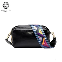 LAORENTOU новая Брендовая женская кожаная сумка, модные женские кожаные сумки через плечо из воловьей кожи для женщин, сумка через плечо для камеры