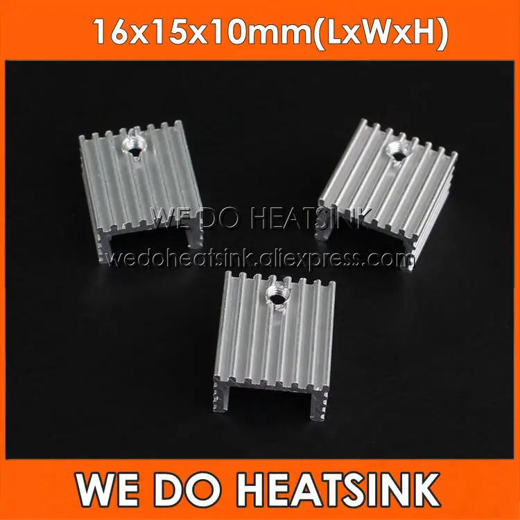 

FREE Shipping 20pcs 16x15x10mm Heatsink Aluminum Radiator Heatsink TO-220/TO220 MOSFET