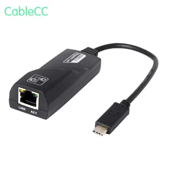 

USB-C Type-C Male to 1000Mbps Gigabit Ethernet Network LAN Adapter for Laptop