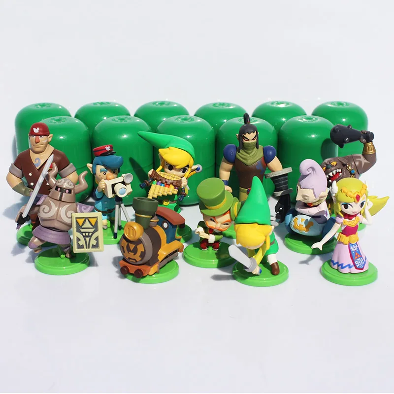 

11pcs/set New 2016 The Legend of Zelda Action Figure Toys Furuta Choco egg Full Set Brinquedo Juguete Brithday Gift For Kids