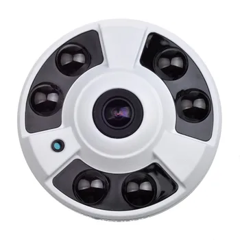 H.265 5MP Security IP Camera 180 Degree 360 Degree P2P ONVIF IR Distance 30M Wide Angle View POE CCTV Camera Night Vision hjt 48vpoe 720p 1 0mp hd fisheye wide angle surveillance ip camera p2p onvif indoor security cctv remote view ir night vision