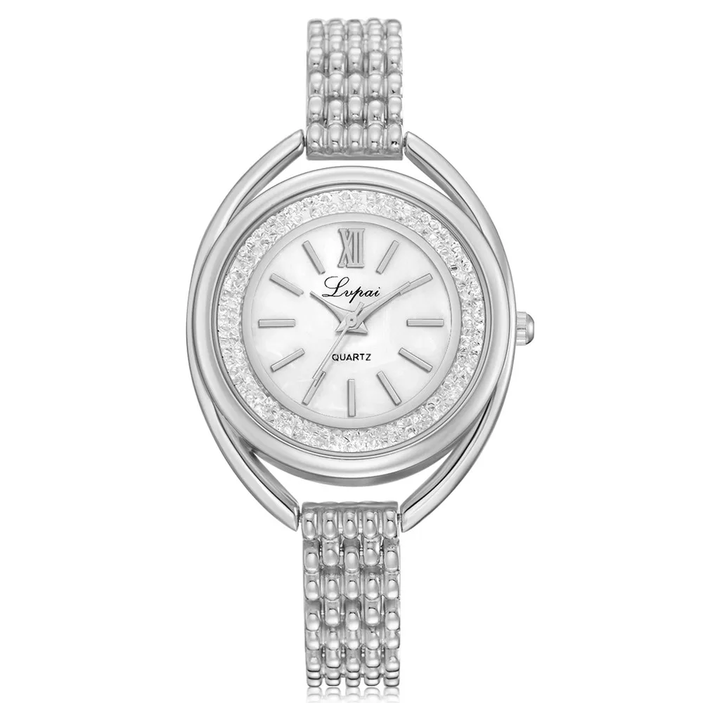 Lucky браслет женские наручные часы Дрифтинг алмаз для женщин браслет часы повседневные стильные женские часы подарочный набор с сумкой 40Q - Цвет: C