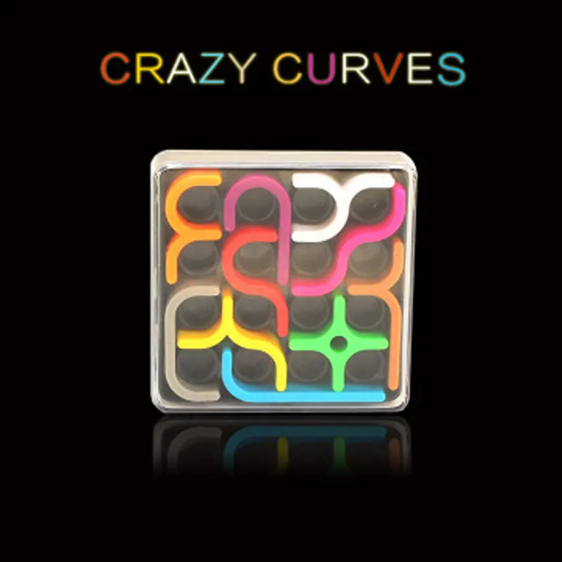 

Magic Cube Crazy Curves 3D Puzzles IQ Link Creative Kids Puzzles Toys Children's Puzzles Toys Child Grownups Brain Teaser
