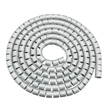 

Uxcell 20mm Flexible PE Insulated Spiral Tube Cable Wire Sleeve Protector Wrap Computer Manage Cord 3M 5M Black Gray White