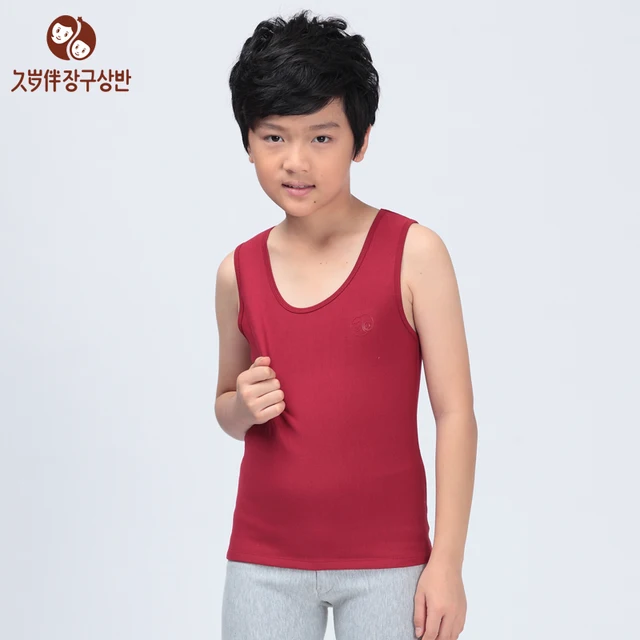 Boy's undershirt winter vest waistcoat vest boy's tank top kids