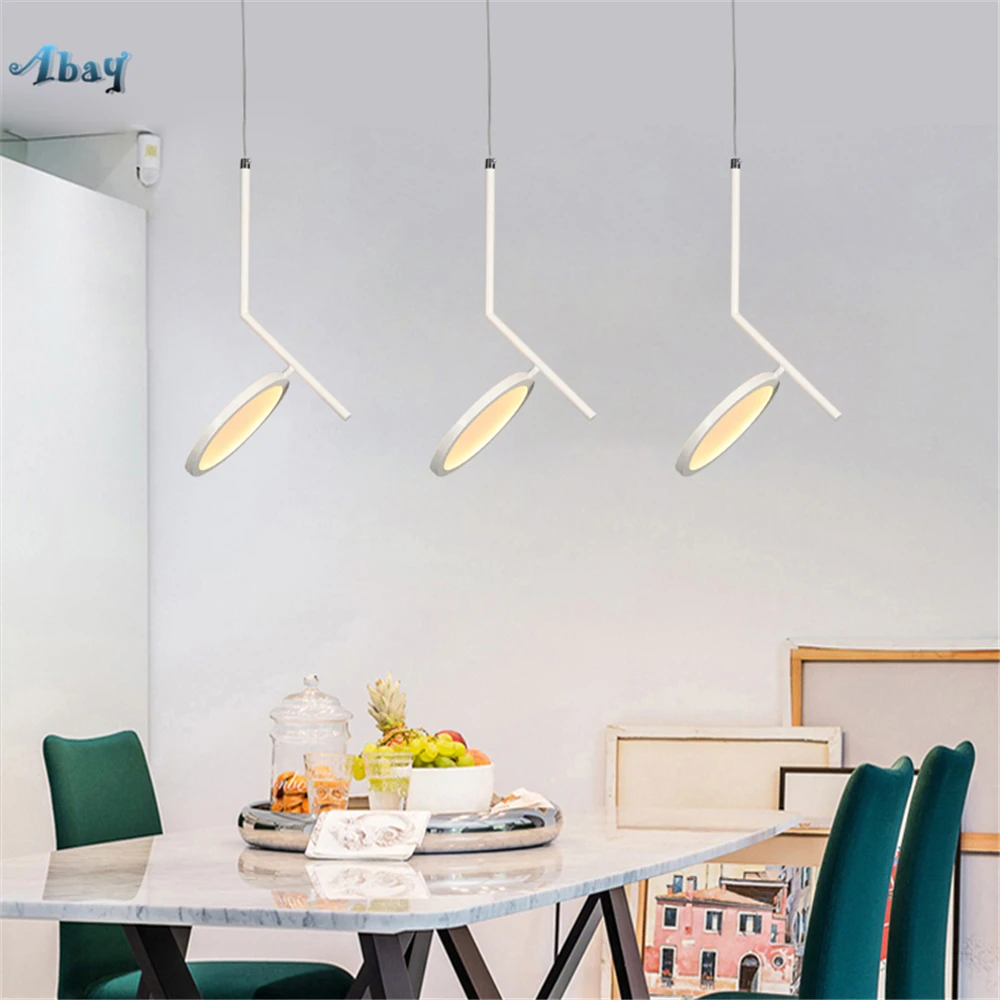 

modern pendant light for living room novel Spoon shape white hanging lamp bar kitchen dining room home decor led light fixtures