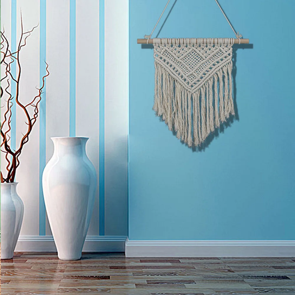 

Handmade wall tapestry Macrame Hanging Decorations Bohemia Tapestry hanging net wedding decor Fashion Unique Gifts