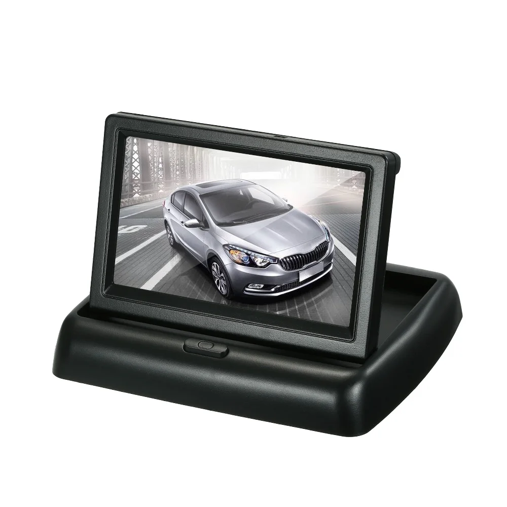 

4.3 Inch TFT Color Display Foldable Car LCD Monitor Dashboard Screen Parking Monitor for bmw e46 e90 ford focus 2 volkswagen