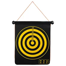 Weing 15 дюймов рольставни Магнитный двухсторонний профессиональный набор дартс доска для игры в дартс из флока