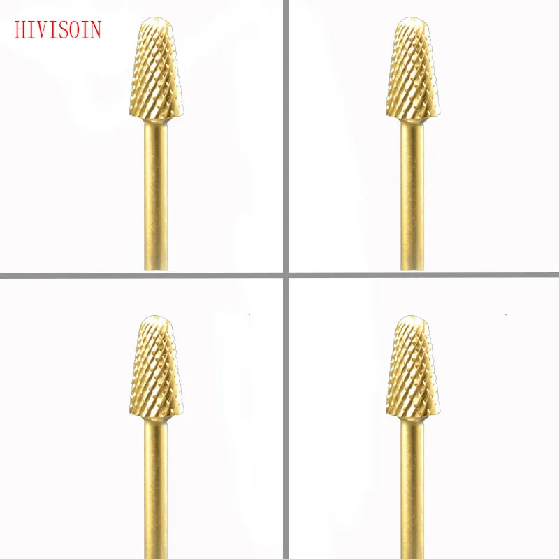 HIVISOIN Carbide Nail Drill Bit Safety Bit C (Gold) (60090010)drill